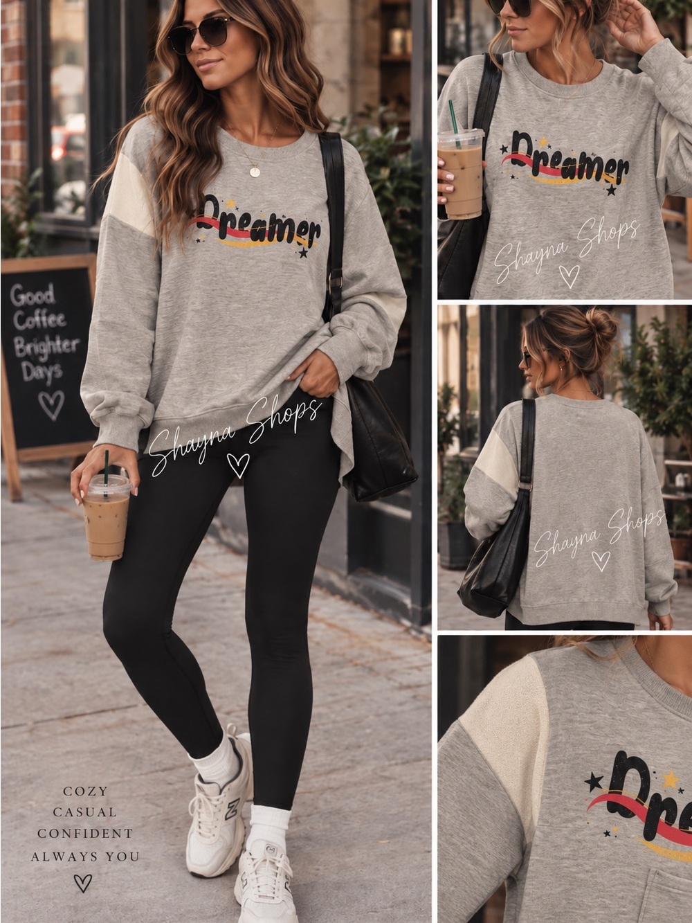 Dreamer Graphic Sweatshirt - Grey